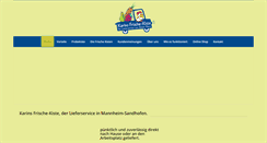 Desktop Screenshot of frische-kiste.de